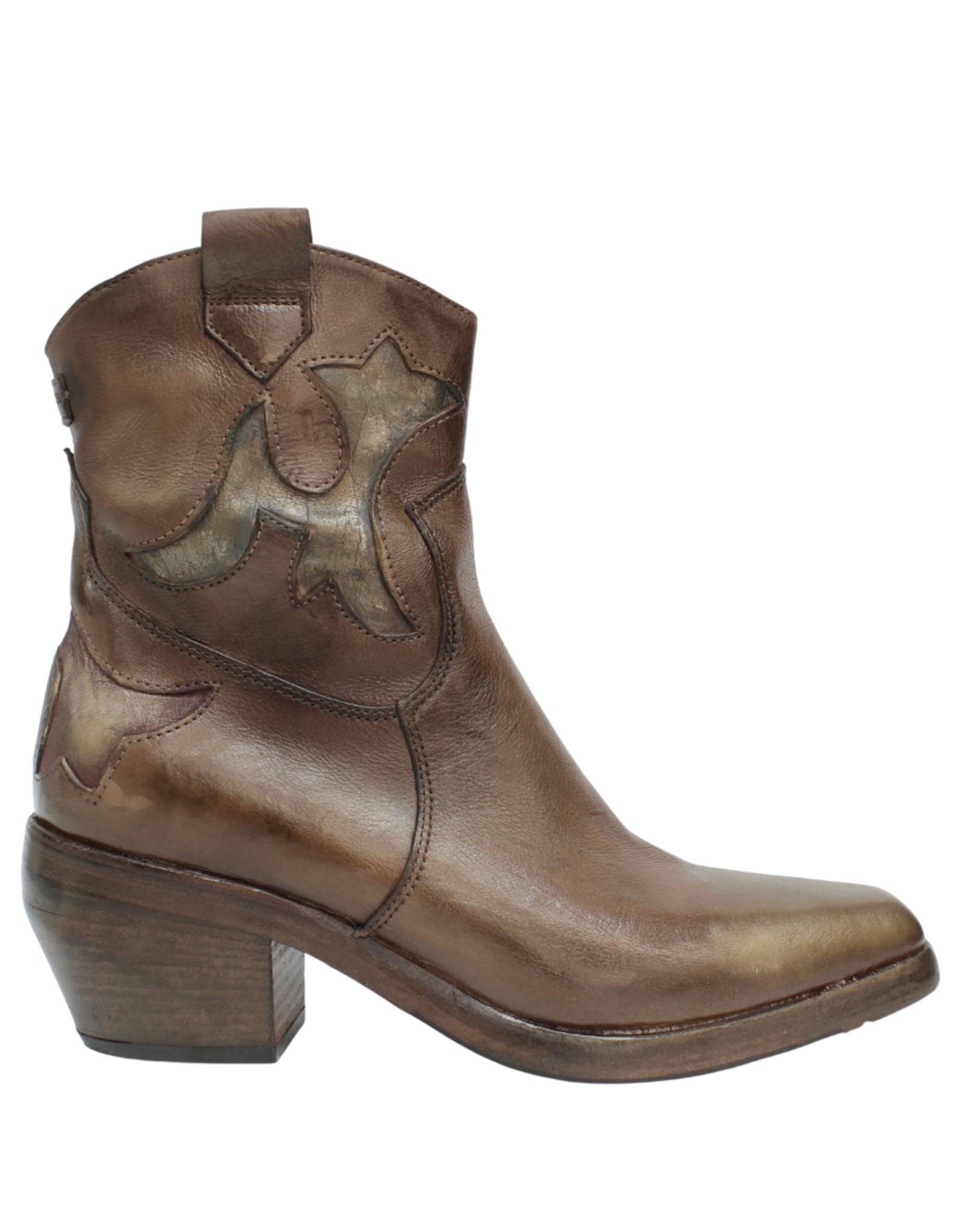 LeRuemarcel LeRuemarcel LR2K Brown Western Boot with Inlays  Yann
