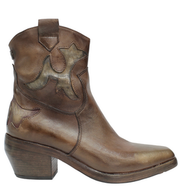 LeRuemarcel LeRuemarcel LR2K Brown Western Boot with Inlays  Yann