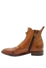 King King K1J Cognac Flat Ankle Boot 5544