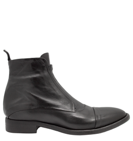 King King K1L Black  Flat Ankle Boot 5544