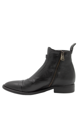 King King K1L Black  Flat Ankle Boot 5544