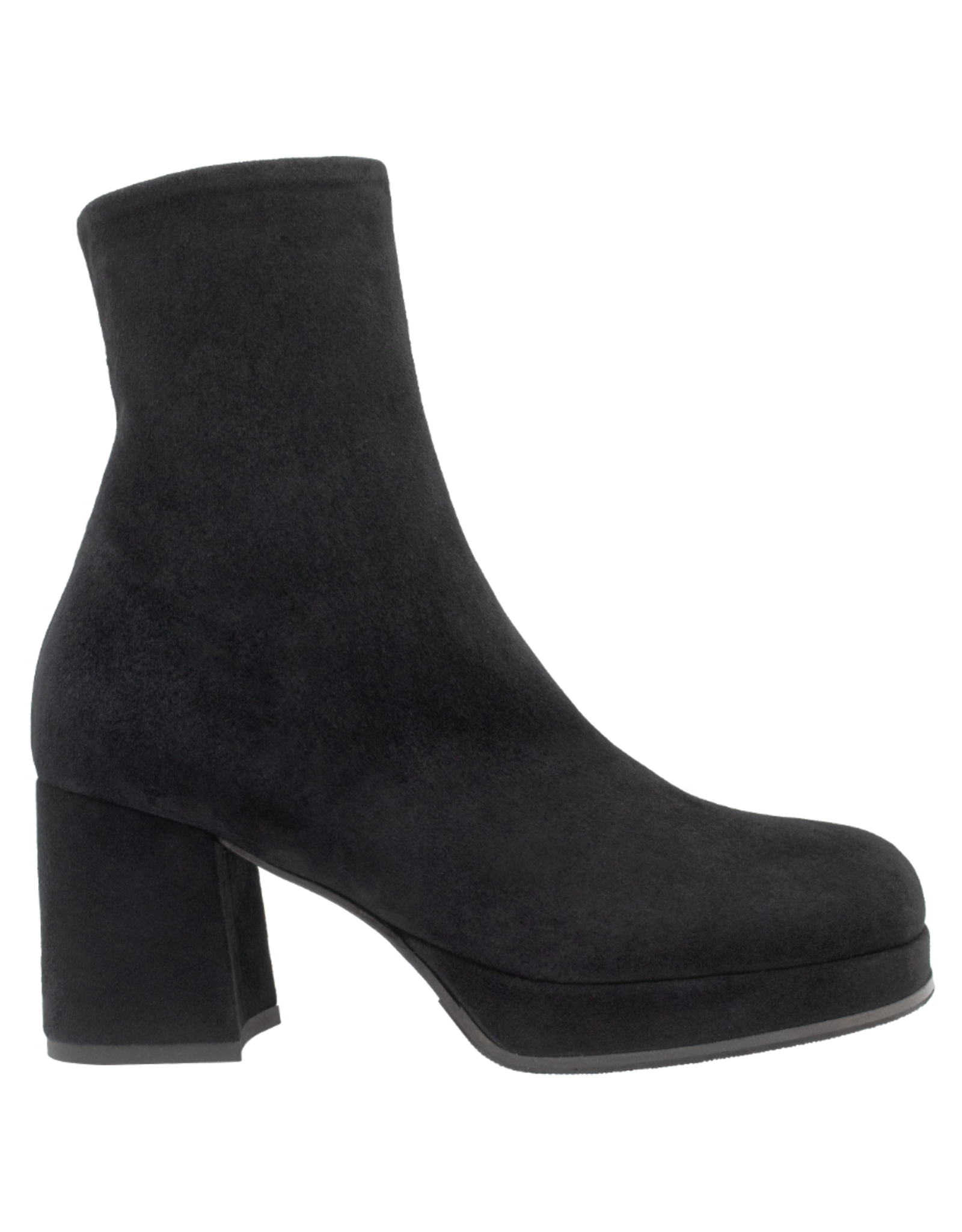 Masiero Masiero LM1E Black Suede Platform Boot Malia