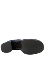 Masiero Masiero LM1G Blue Suede Platform Boot Malia