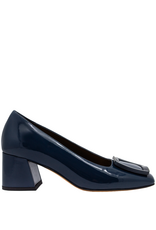 MaraBini MaraBini M12X Blue Pump W/ Square Buckle 1028