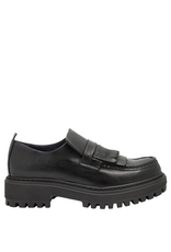 History541 History HF3J Black Kiltie Loafer Tread Sole Irma