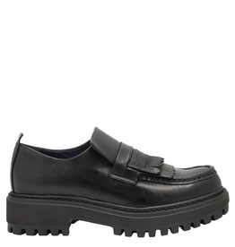 History541 History HF3J Black Kiltie Loafer Tread Sole Irma