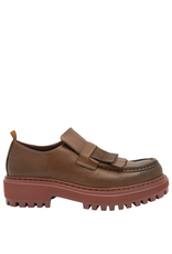 History541 History HF3K Tan Kiltie Loafer Tread Sole Irma