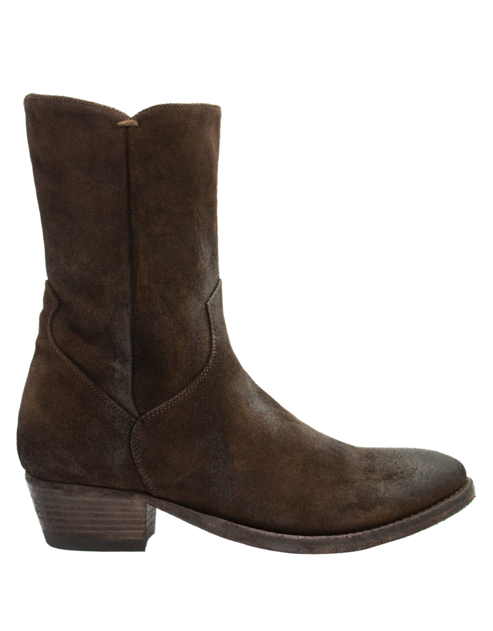 Pantanetti Pantanetti P1F Brown Suede Side Zipper 1937