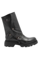 Anis Anis  AS5 Black Tread Sole Cuff Boot Anica