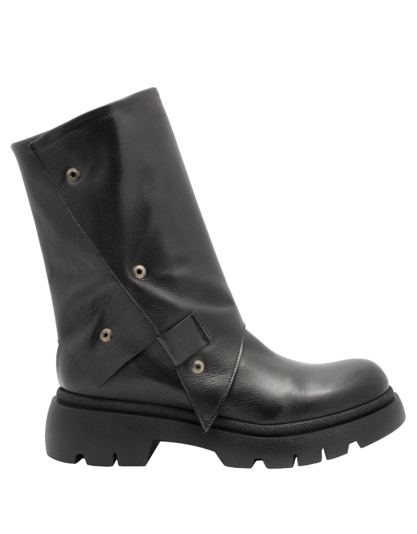 Anis Anis  AS5 Black Tread Sole Cuff Boot Anica