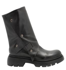 Anis Anis  AS5 Black Tread Sole Cuff Boot Anica