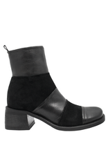 Anise History HF3I Black Patchwork Boot Arly