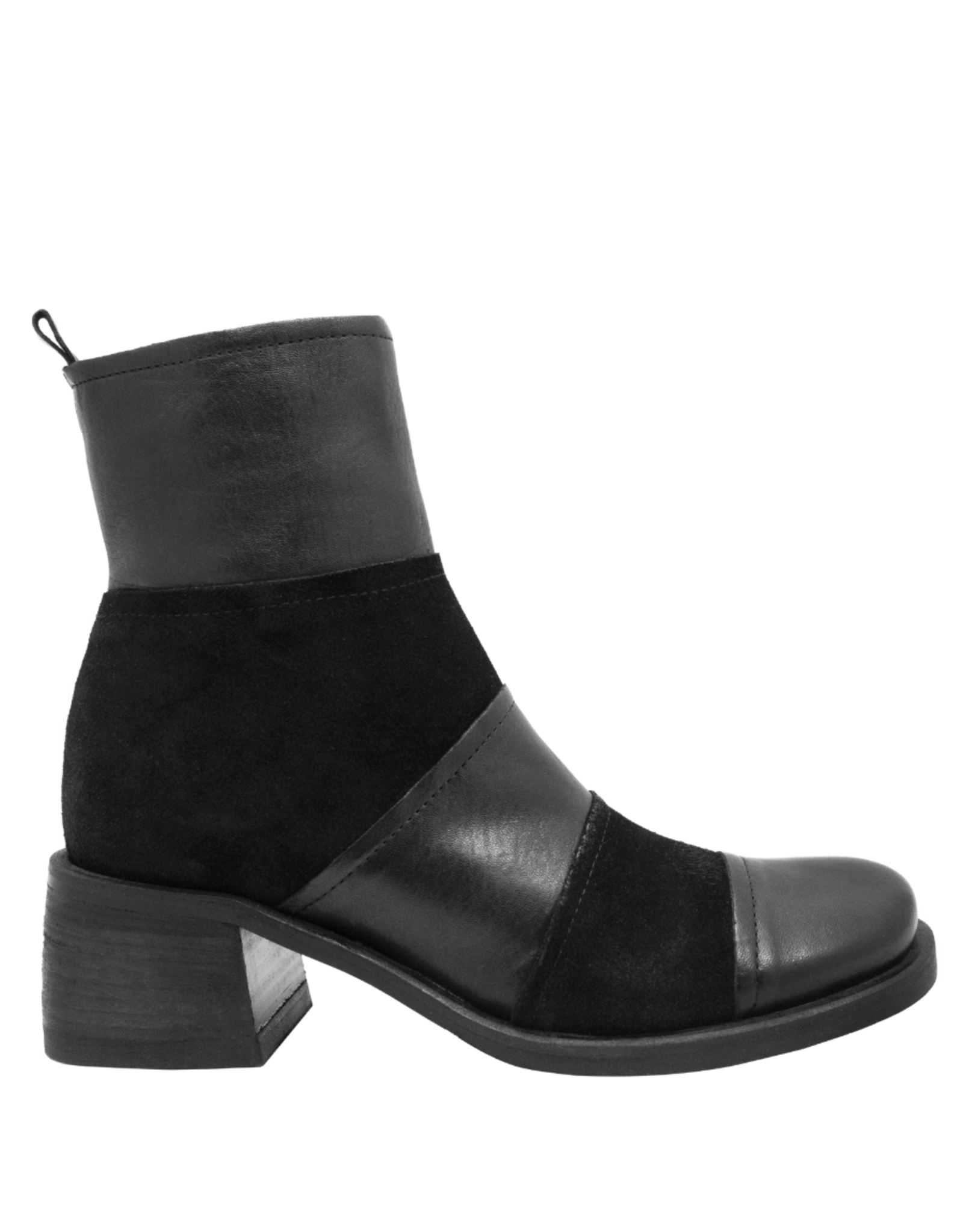 Anise History HF3I Black Patchwork Boot Arly