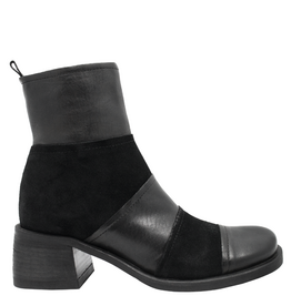 Anise History HF3I Black Patchwork Boot Arly
