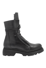 Anis Anis AS5D Black Lace-Up Tread Sole Niky