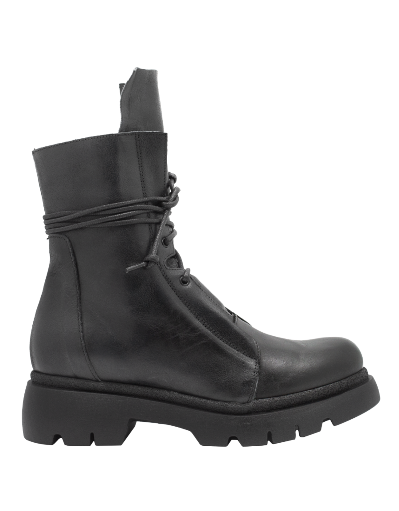Anise Anise AS5D Black Lace-Up Tread Sole Niky