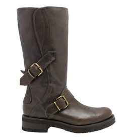 Anise Anise AS5H Brown Mid Calf With Buckle Detail Nion