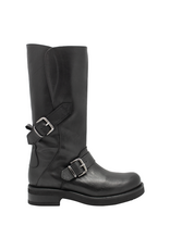 Anise Anise AS5G Black Mid Calf With Buckle Detail Nion