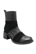 Anise History HF3I Black Patchwork Boot Arly