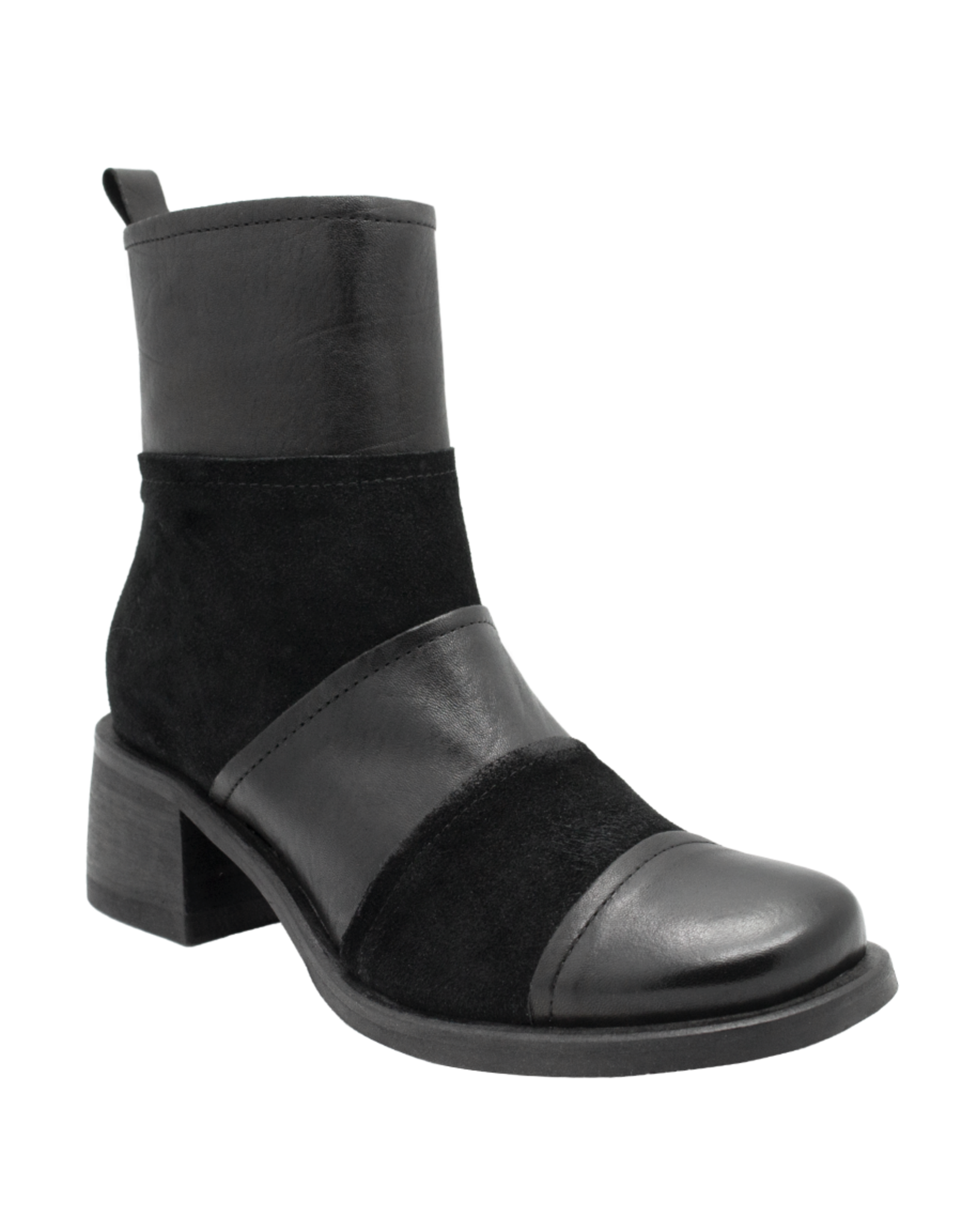 Anise History HF3I Black Patchwork Boot Arly