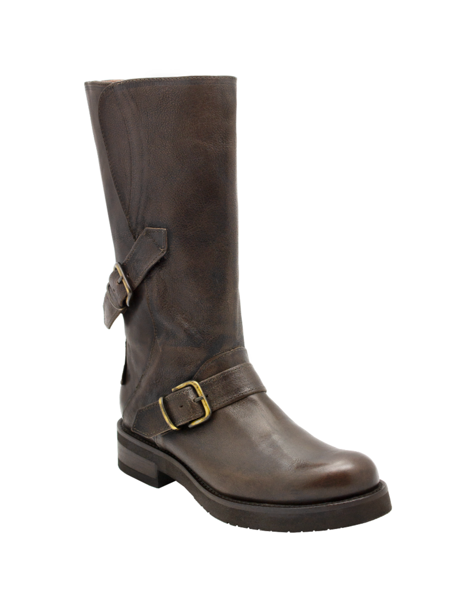 Anise Anise AS5H Brown Mid Calf With Buckle Detail Nion