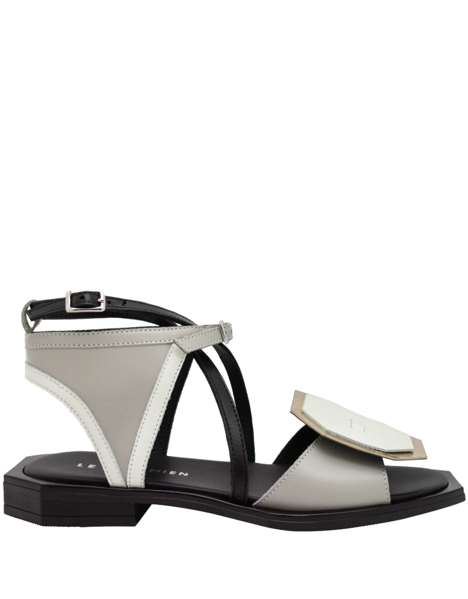 LeBohemien LeBohemien B2W Stone Hexo Flat Sandal 2132