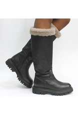 Now Now N47K Black Mid-Calf  Wool Lining 9367