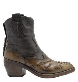 LeRuemarcel LeRuemarcel LR2E  Brown/Black Knotted Boot Kamp