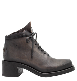 LeRuemarcel LeRuemarcel LR2F Grey Lace-Up Ankle Boot Kaya