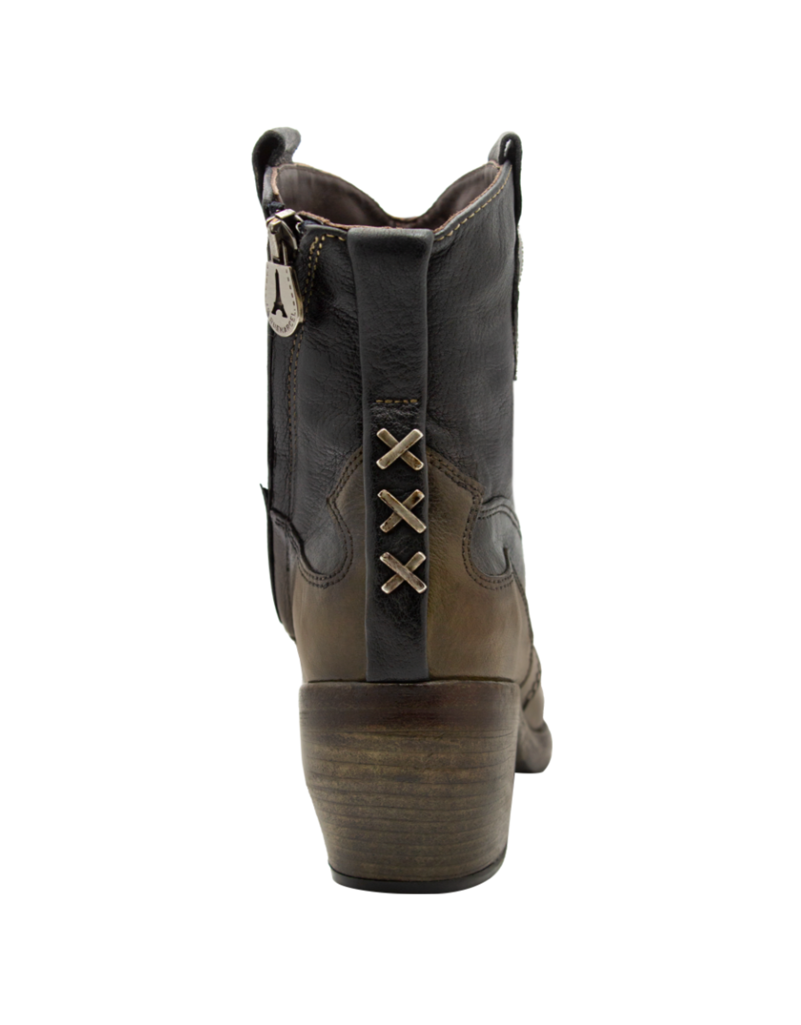 LeRuemarcel LeRuemarcel LR2E  Brown/Black Knotted Boot Kamp