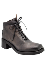 LeRuemarcel LeRuemarcel LR2F Grey Lace-Up Ankle Boot Kaya