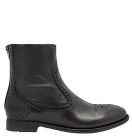 LeMargo LeMargo LE4G Black Flat Boot With Stretch Calf Saba