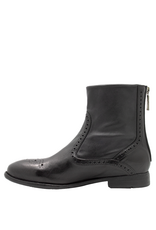 LeMargo LeMargo LE4G Black Flat Boot With Stretch Calf Saba