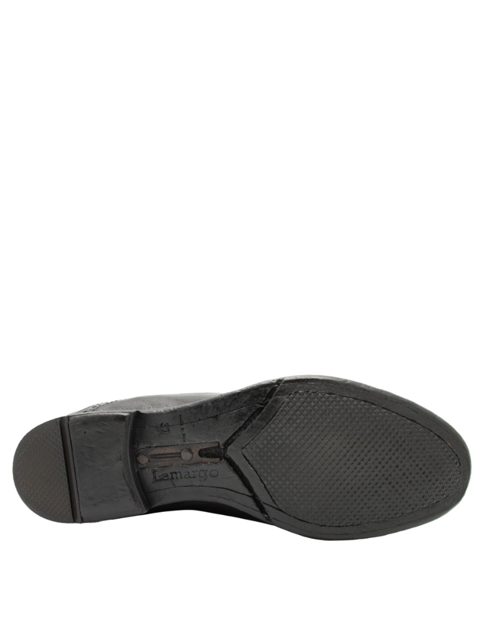 LeMargo LeMargo LE4G Black Flat Boot With Stretch Calf Saba