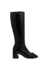MaraBini MaraBini M13X Black Glaze Knee Boot With Bit 1043