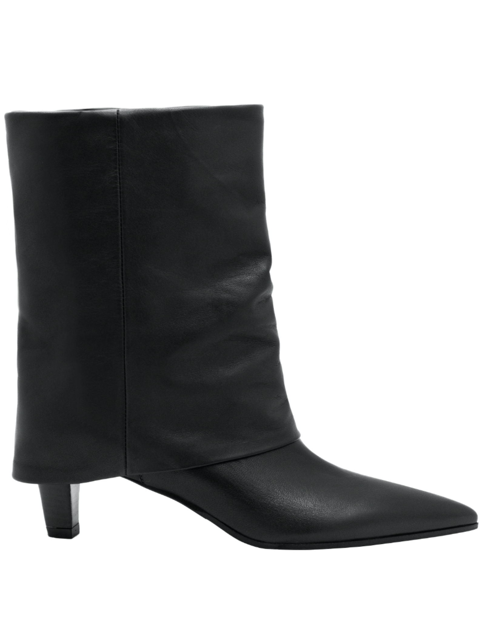 Now Now N47T Black Cuff Boot Point Toe 9544