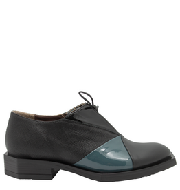 LeBohemien LeBohemien LB3M Black Patent With Blue Oxford QuQu