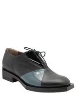 LeBohemien LeBohemien LB3M Black Patent With Blue Oxford QuQu