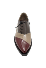 LeBohemien LB3N Red Multi Asymmetric Oxford YaYa