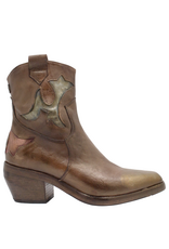 LeRuemarcel LeRuemarcel LR2K Brown Western Boot with Inlays  Yann