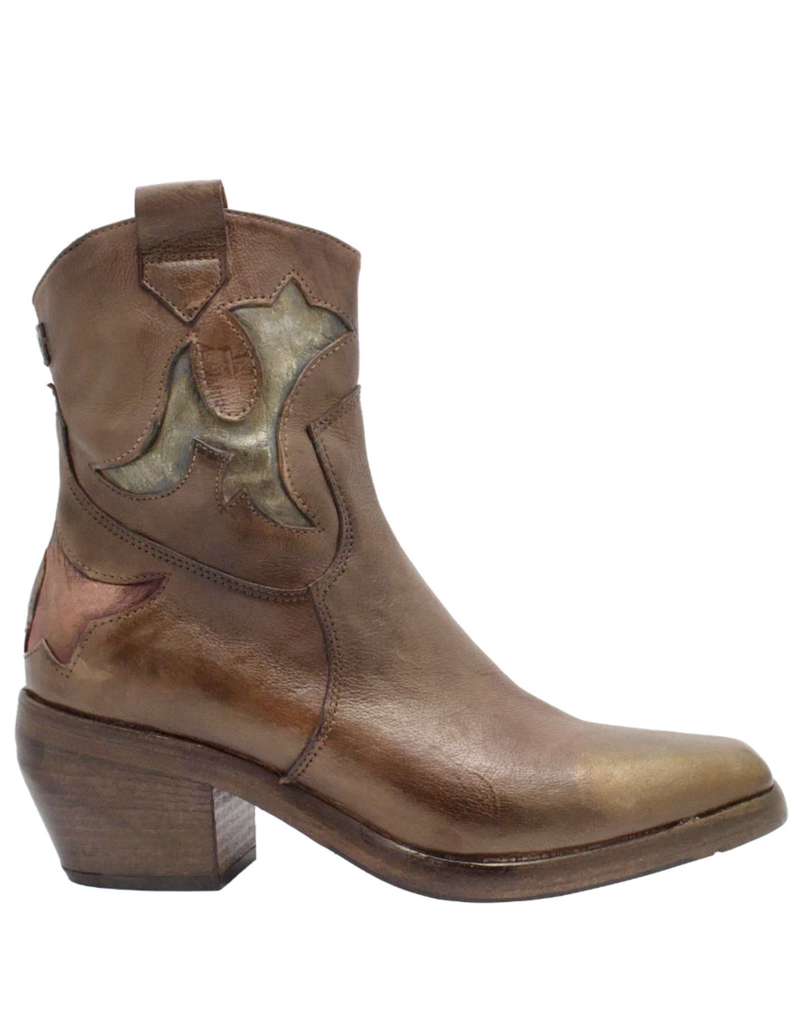 LeRuemarcel LeRuemarcel LR2K Brown Western Boot with Inlays  Yann