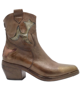 LeRuemarcel LeRuemarcel LR2K Brown Western Boot with Inlays  Yann