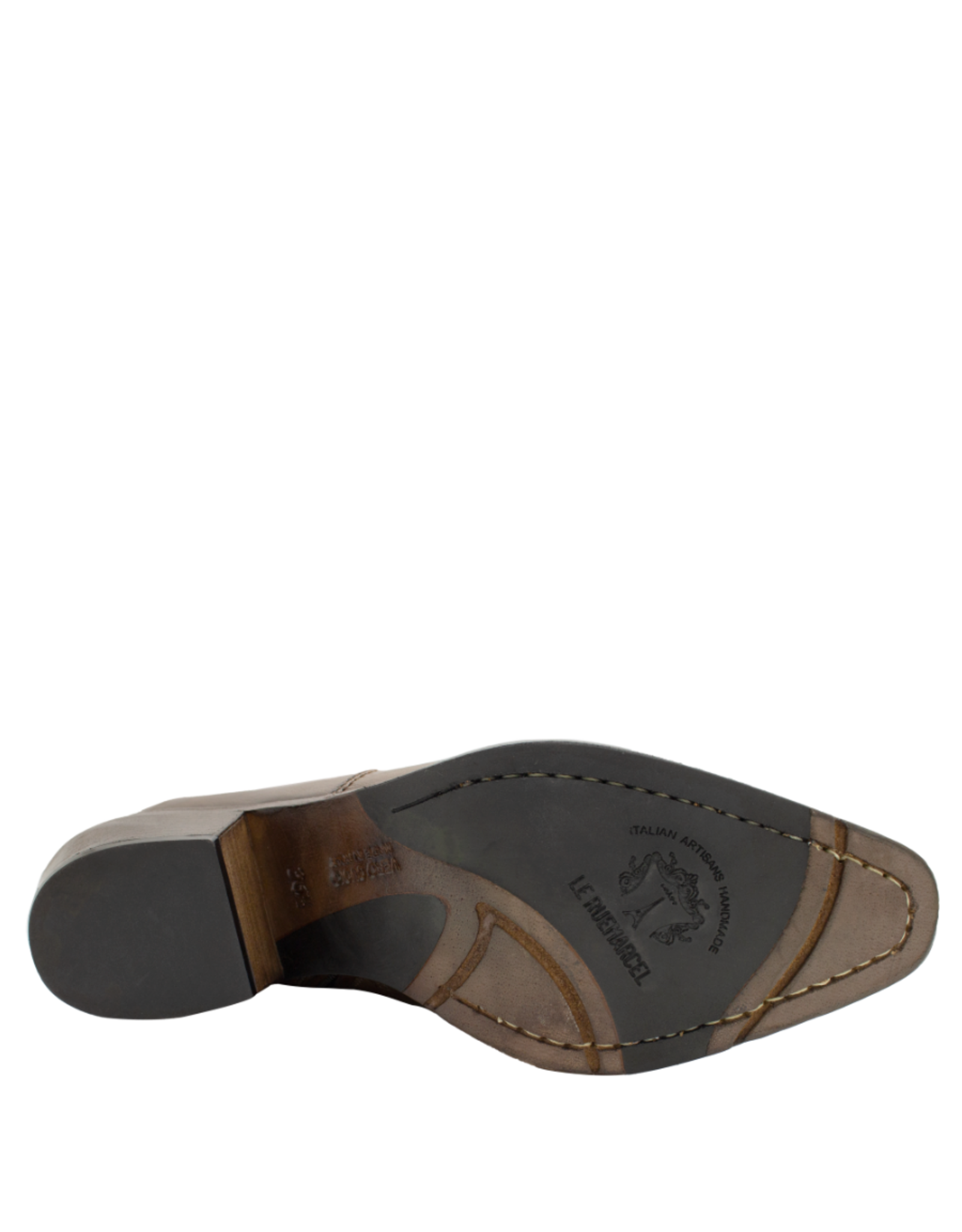 LeRuemarcel LeRuemarcel LR2K Brown Western Boot with Inlays  Yann