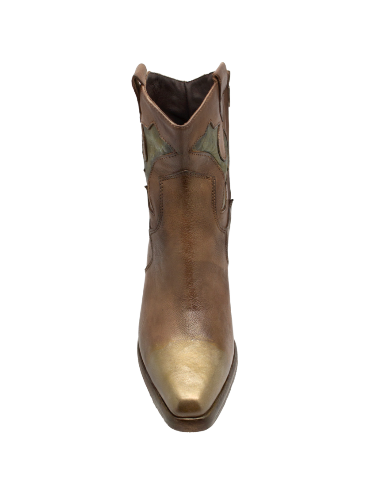 LeRuemarcel LeRuemarcel LR2K Brown Western Boot with Inlays  Yann