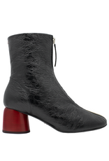 Halmanera Halmanera H49Y Black Top Zipper/Red Conical Heel 1000