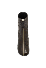 Halmanera Halmanera H50 Brown Croco With Red Conical Heel 1000-C