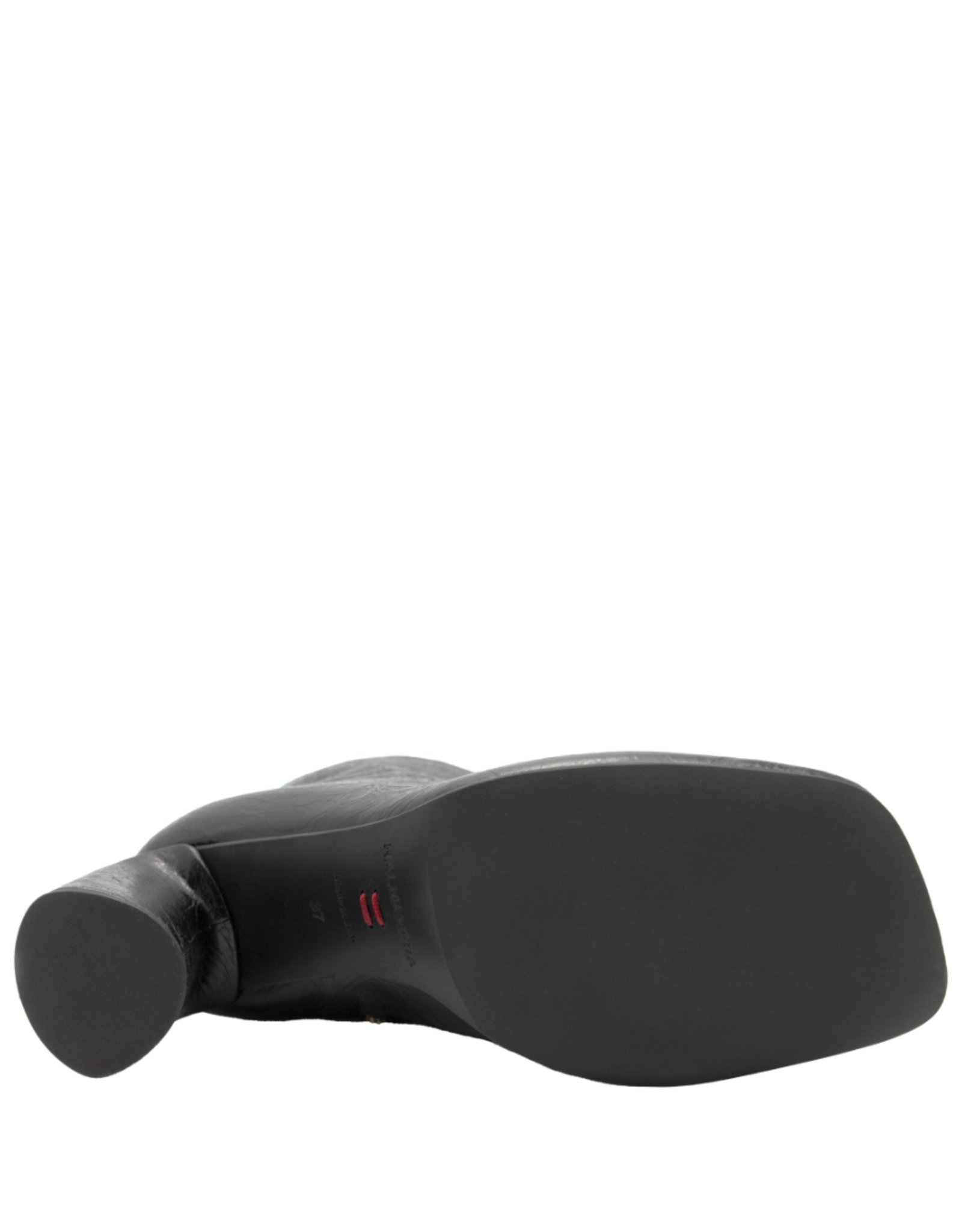 Halmanera Halmanera H50F Black Bomber Boot High Heel 1004