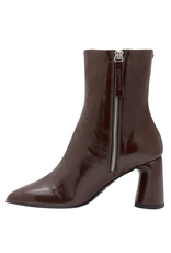 Halmanera Halmanera H50G Brown Glaze Boot High Heel 1004