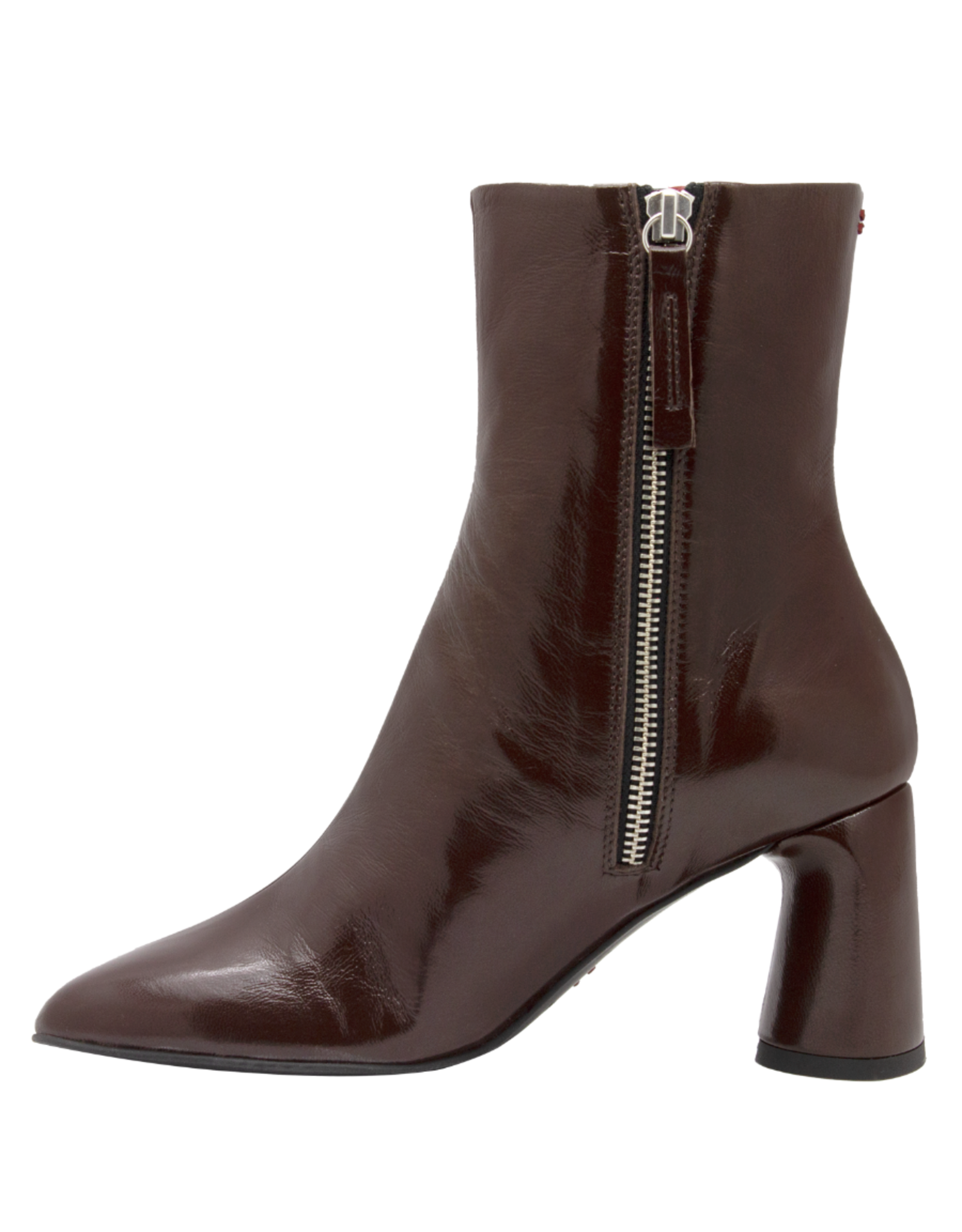 Halmanera Halmanera H50G Brown Glaze Boot High Heel 1004