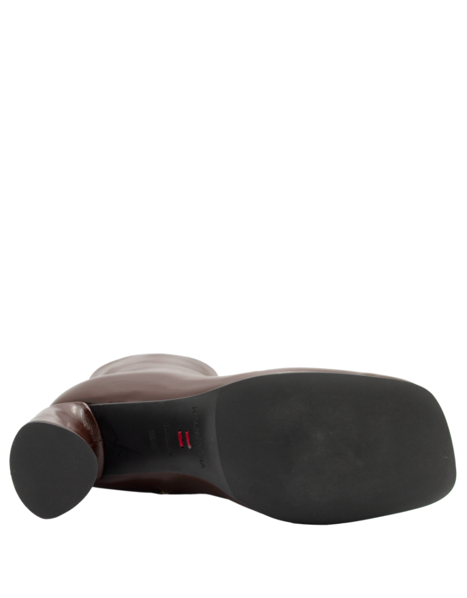 Halmanera Halmanera H50G Brown Glaze Boot High Heel 1004